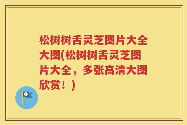 松树树舌灵芝图片大全大图(松树树舌灵芝图片大全，多张高清大图欣赏！)