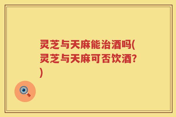 灵芝与天麻能治酒吗(灵芝与天麻可否饮酒？)
