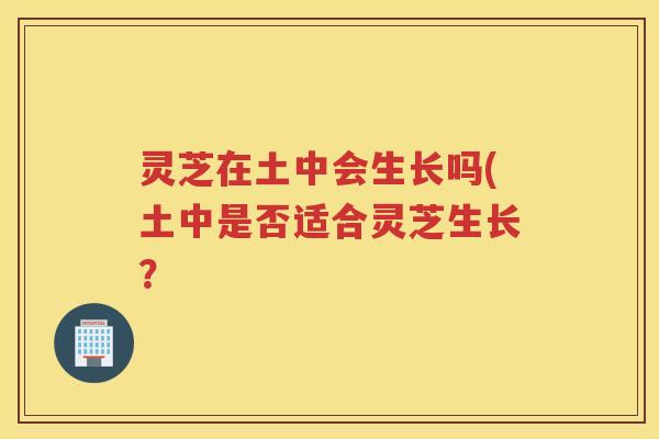 灵芝在土中会生长吗(土中是否适合灵芝生长？