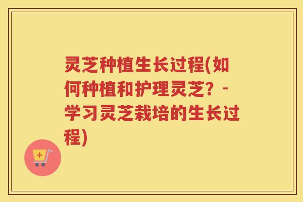 灵芝种植生长过程(如何种植和护理灵芝？-学习灵芝栽培的生长过程)