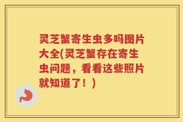 灵芝蟹寄生虫多吗图片大全(灵芝蟹存在寄生虫问题，看看这些照片就知道了！)