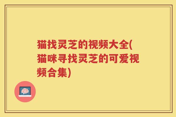 猫找灵芝的视频大全(猫咪寻找灵芝的可爱视频合集)