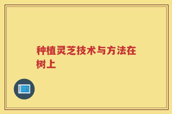 种植灵芝技术与方法在树上