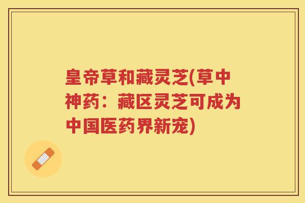 皇帝草和藏灵芝(草中神药：藏区灵芝可成为中国医药界新宠)