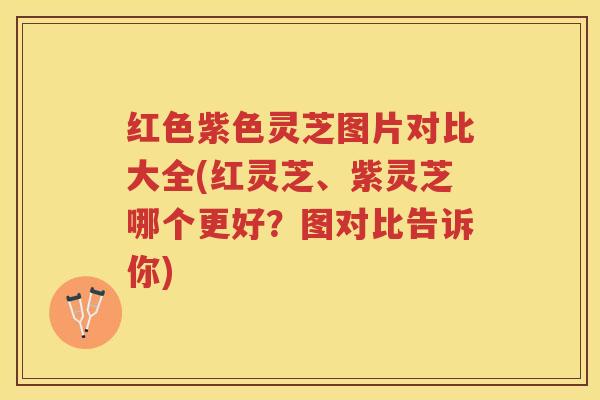 红色紫色灵芝图片对比大全(红灵芝、紫灵芝哪个更好？图对比告诉你)