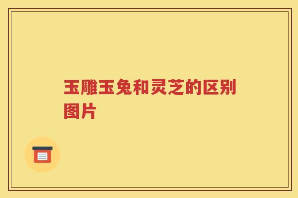 玉雕玉兔和灵芝的区别图片