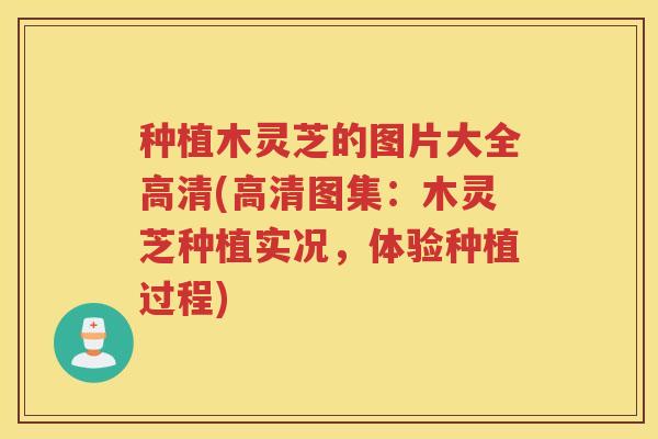 种植木灵芝的图片大全高清(高清图集:木灵芝种植实况,体验种植过程) 种植木灵芝的图片大全高清(高清图集:木灵芝种植实况,体验种植过程)