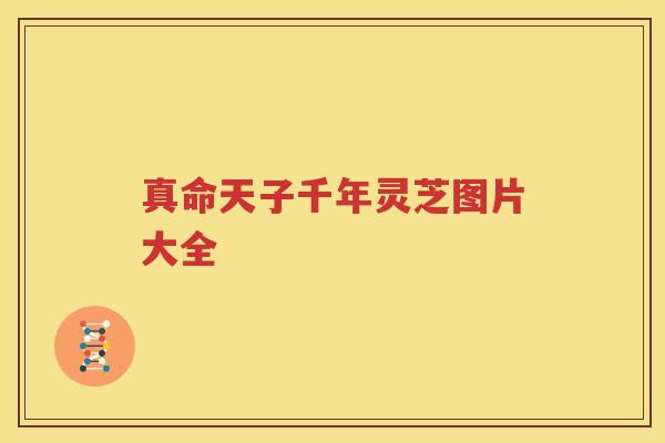 真命天子千年灵芝图片大全 真命天子千年灵芝图片大全