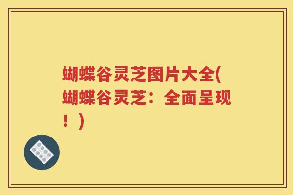蝴蝶谷灵芝图片大全(蝴蝶谷灵芝：全面呈现！)