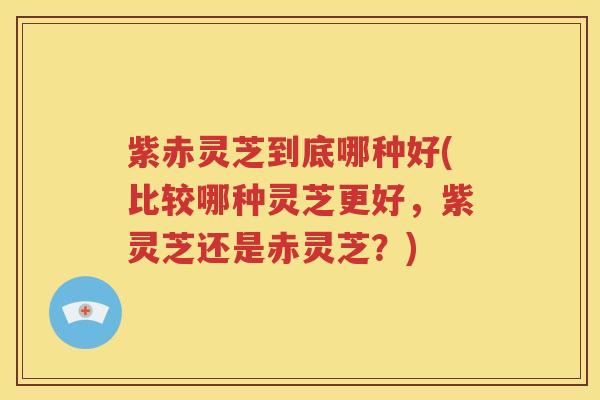 紫赤灵芝到底哪种好(比较哪种灵芝更好,紫灵芝还是赤灵芝?) 紫赤灵芝到底哪种好(比较哪种灵芝更好,紫灵芝还是赤灵芝?)