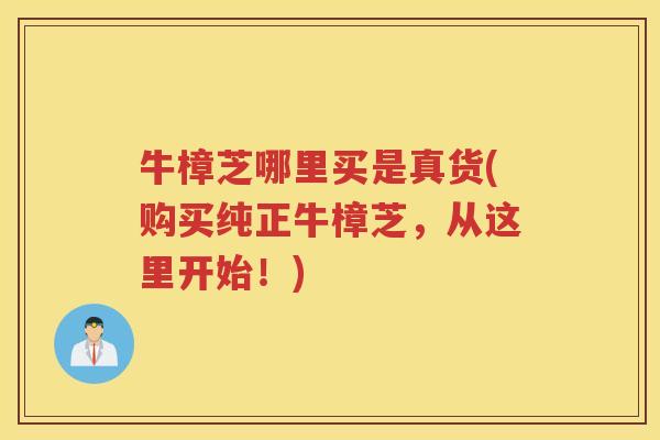 牛樟芝哪里买是真货(购买纯正牛樟芝，从这里开始！)