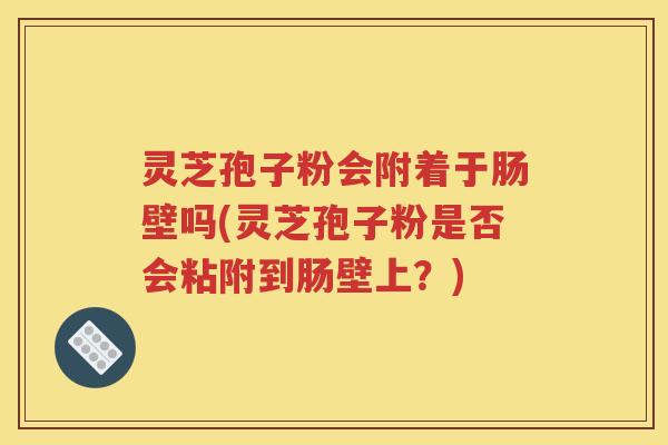 灵芝孢子粉会附着于肠壁吗(灵芝孢子粉是否会粘附到肠壁上？)