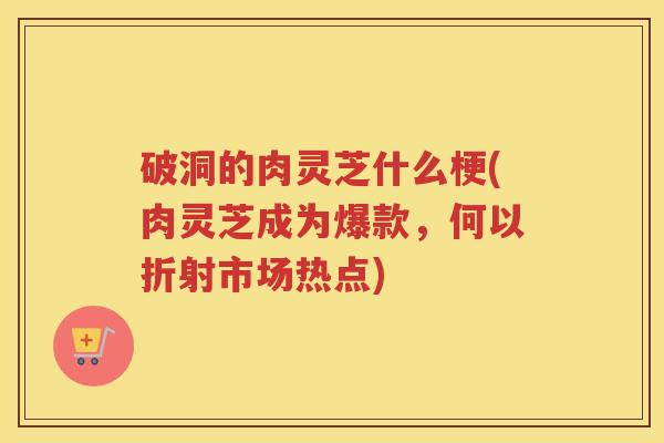 破洞的肉灵芝什么梗(肉灵芝成为爆款，何以折射市场热点)