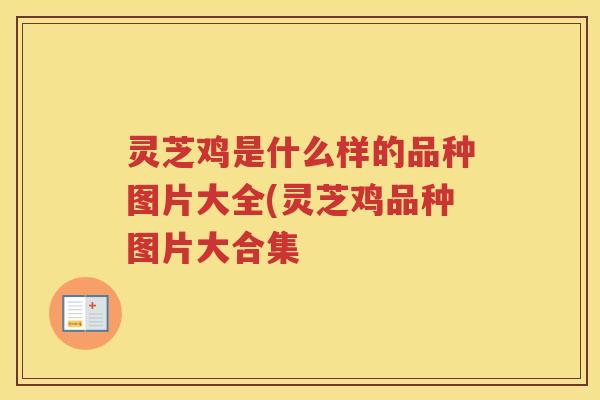 灵芝鸡是什么样的品种图片大全(灵芝鸡品种图片大合集
