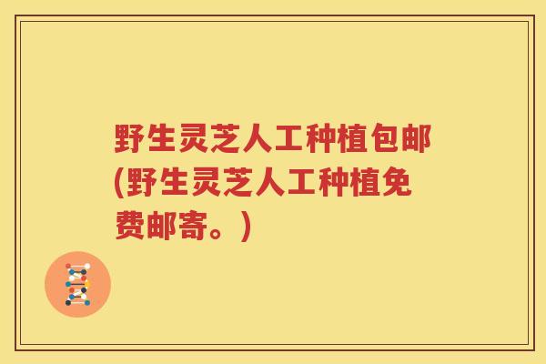 野生灵芝人工种植包邮(野生灵芝人工种植免费邮寄。)