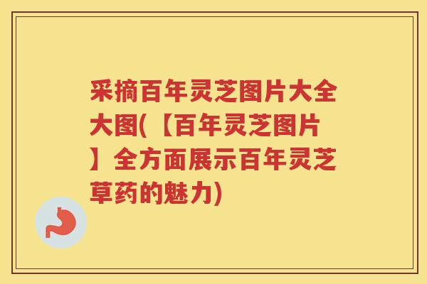 采摘百年灵芝图片大全大图(【百年灵芝图片】全方面展示百年灵芝草药的魅力)