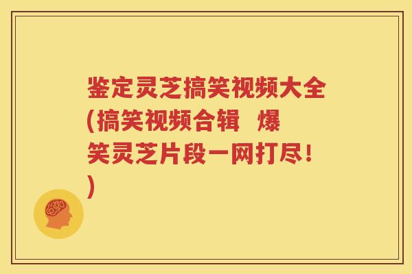 鉴定灵芝搞笑视频大全(搞笑视频合辑 爆笑灵芝片段一网打尽!) 鉴定灵芝搞笑视频大全(搞笑视频合辑 爆笑灵芝片段一网打尽!)