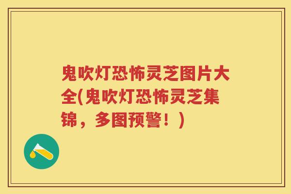 鬼吹灯恐怖灵芝图片大全(鬼吹灯恐怖灵芝集锦，多图预警！)