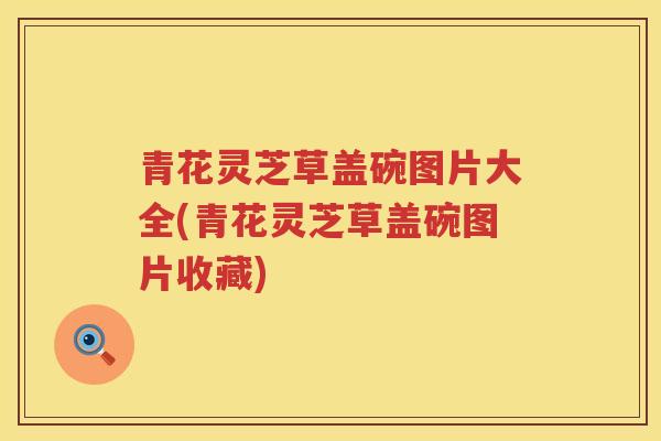 青花灵芝草盖碗图片大全(青花灵芝草盖碗图片收藏)