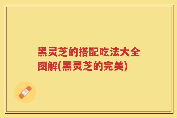 黑灵芝的搭配吃法大全图解(黑灵芝的完美)