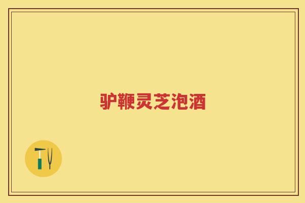 驴鞭灵芝泡酒