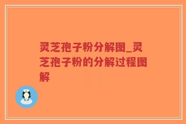 灵芝孢子粉分解图_灵芝孢子粉的分解过程图解