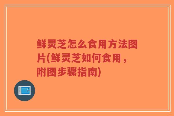 鲜灵芝怎么食用方法图片(鲜灵芝如何食用，附图步骤指南)