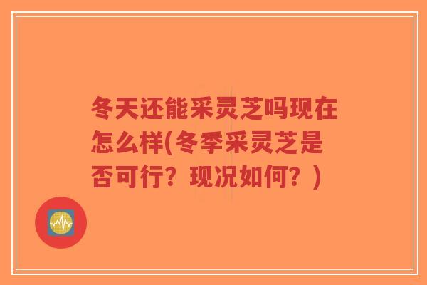 冬天还能采灵芝吗现在怎么样(冬季采灵芝是否可行？现况如何？)