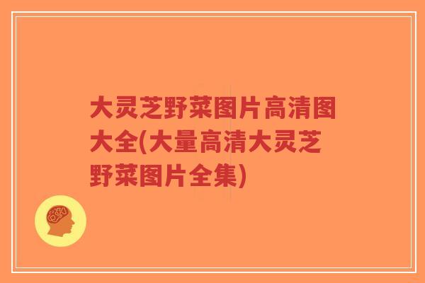 大灵芝野菜图片高清图大全(大量高清大灵芝野菜图片全集)