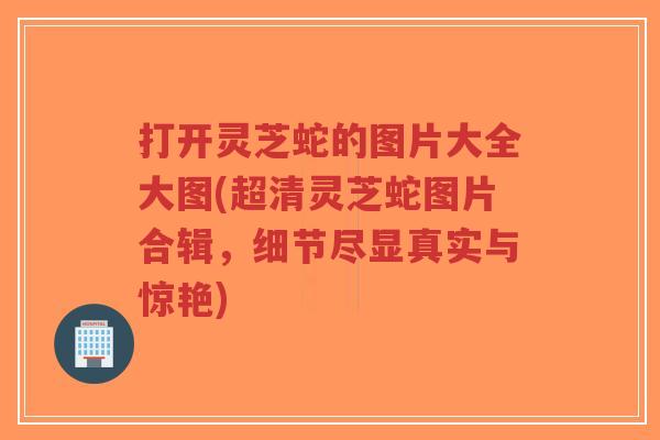 打开灵芝蛇的图片大全大图(超清灵芝蛇图片合辑，细节尽显真实与惊艳)