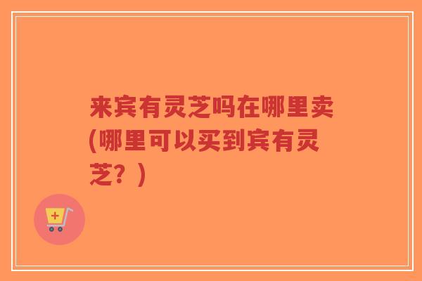 来宾有灵芝吗在哪里卖(哪里可以买到宾有灵芝？)